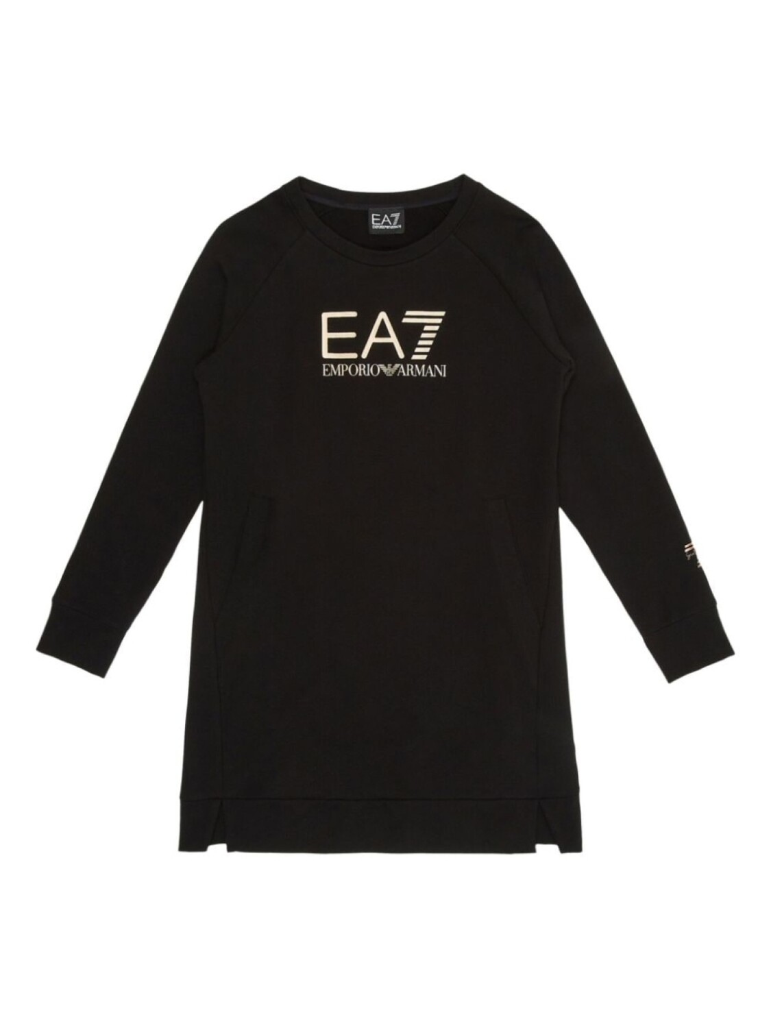

Emporio Armani Kids платье с логотипом, черный