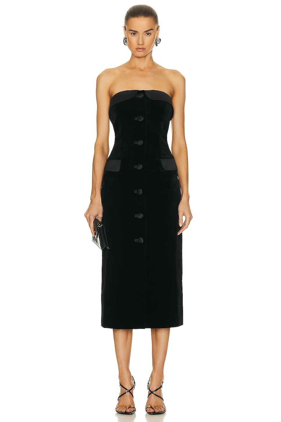 

Платье миди Marianna Senchina Diana Midi Jacket Dress, черный