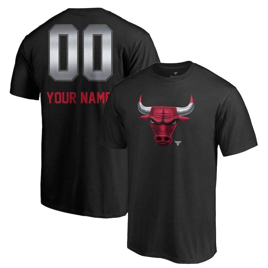 

Футболка с коротким рукавом Fanatics Branded Chicago Bulls, черный