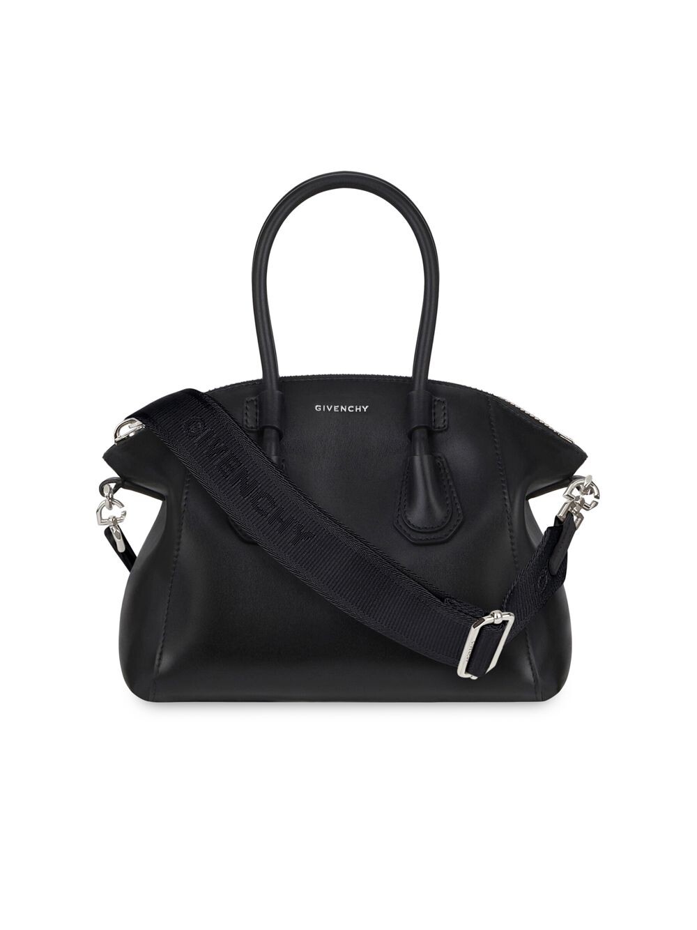 

Кожаная спортивная сумка Mini Antigona Givenchy, черный