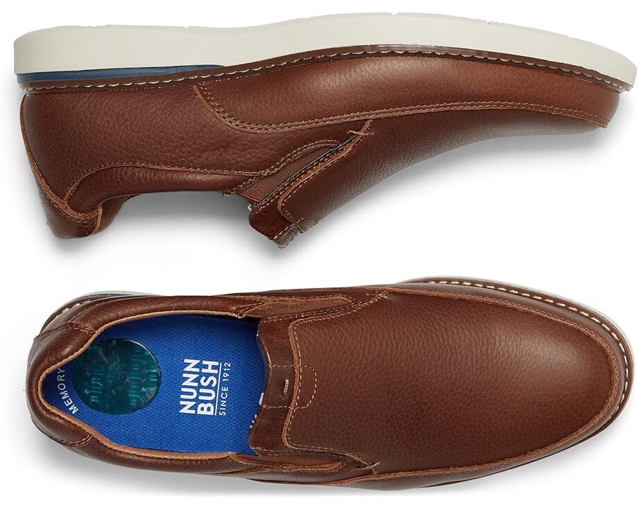 

Лоферы Nunn Bush Bayridge Moccasin Toe Slip-On, цвет Brown Multi