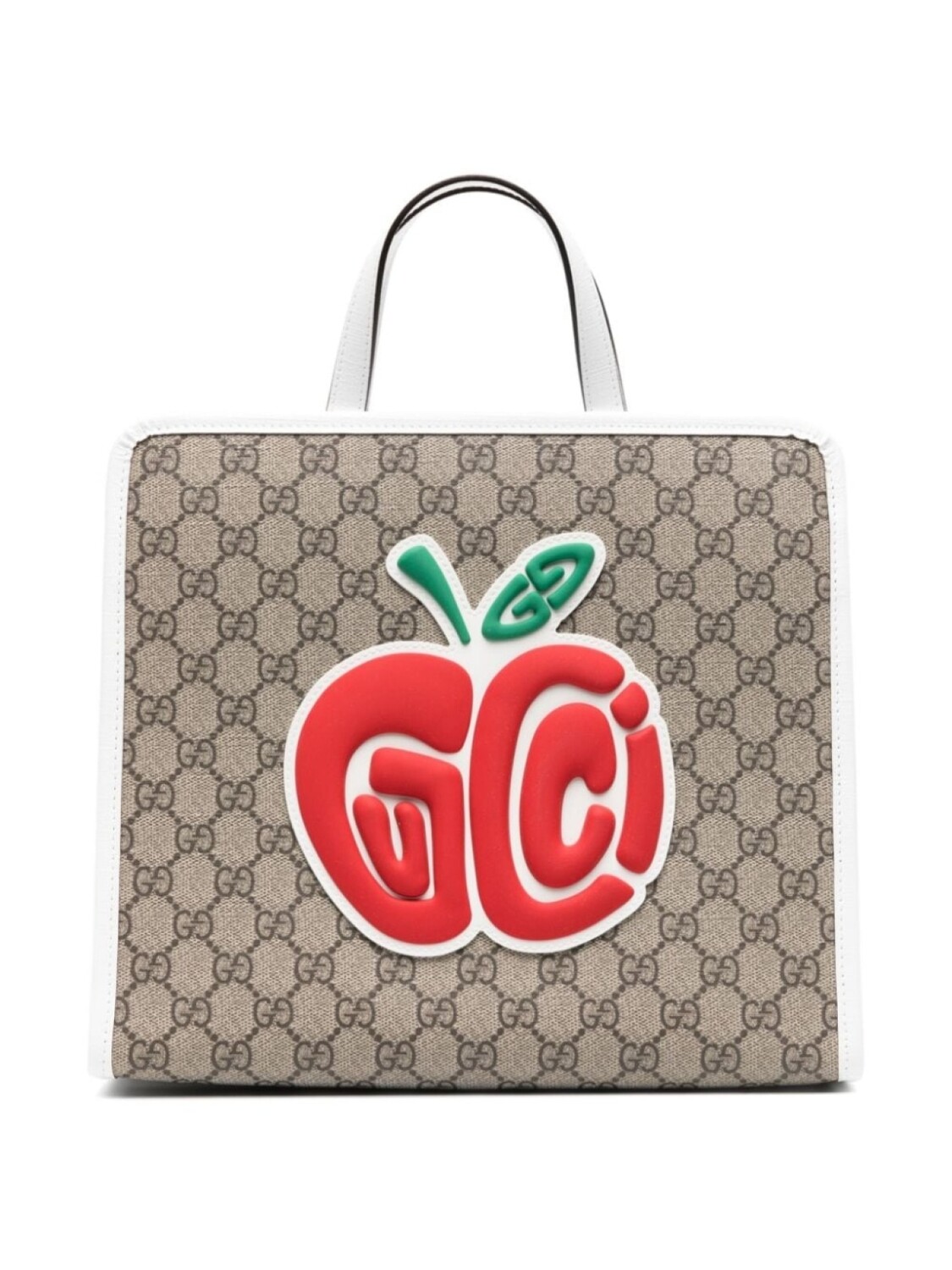 

Gucci Kids сумка-тоут из канваса с узором GG Supreme, нейтральный цвет