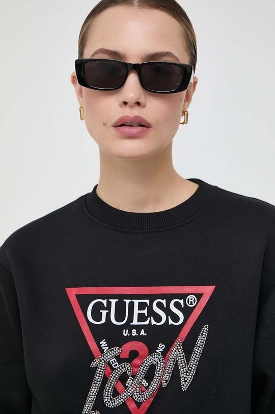 

Угадайте, толстовка Guess, черный