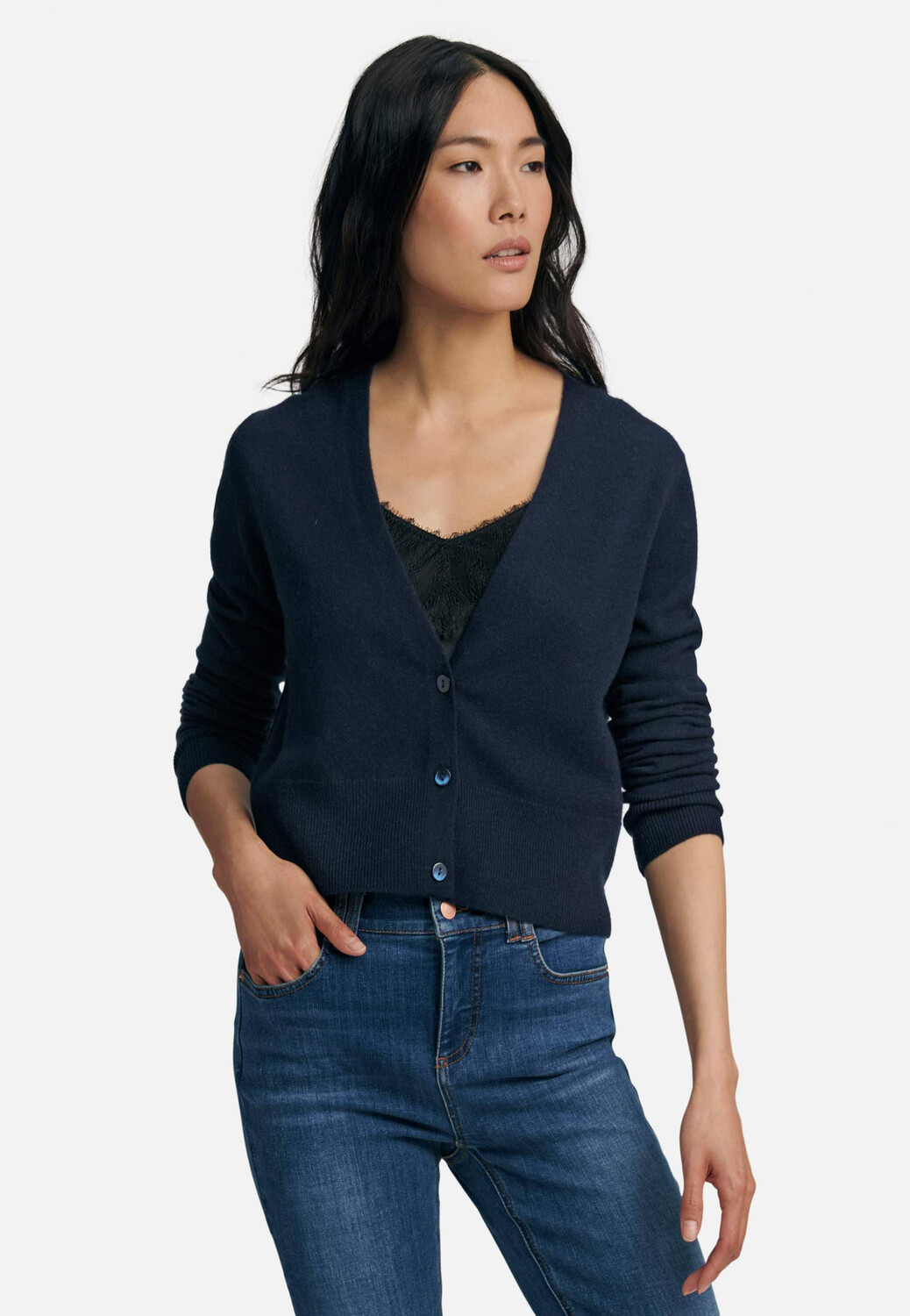 

Толстовка include Strickjacke cashmere, темно-синий