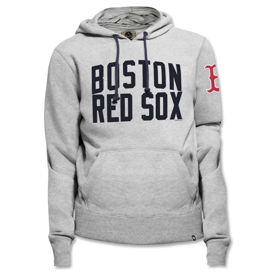 

Пуловер с капюшоном 47 Boston Red Sox, серый