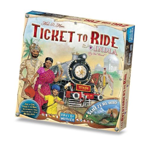 Настольная игра Ticket To Ride India: Map Collection Days of Wonder