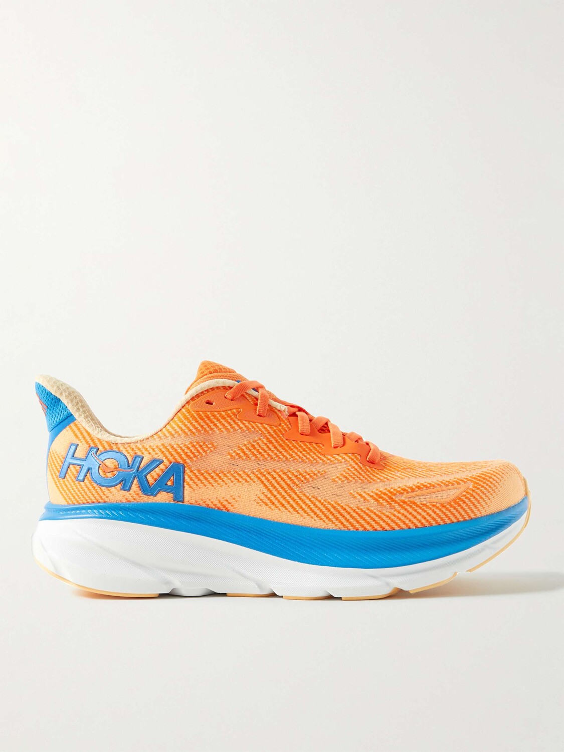 

Кроссовки Clifton 9 с прорезиненной сеткой для бега HOKA ONE ONE, апельсиновый, Оранжевый