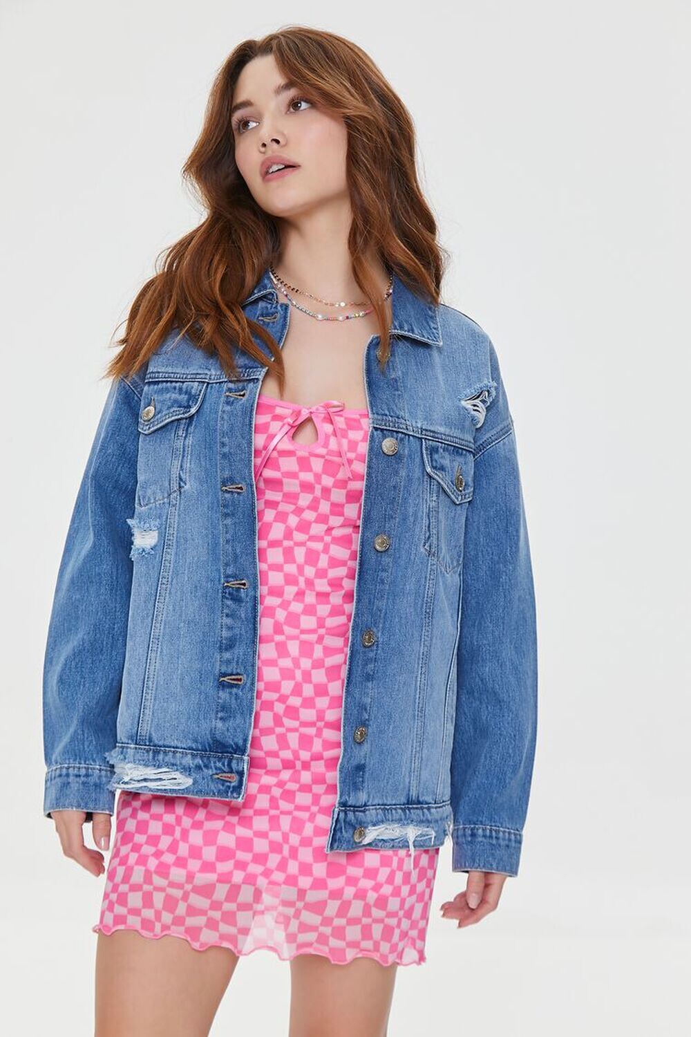 

Базовая джинсовая куртка Forever 21, деним