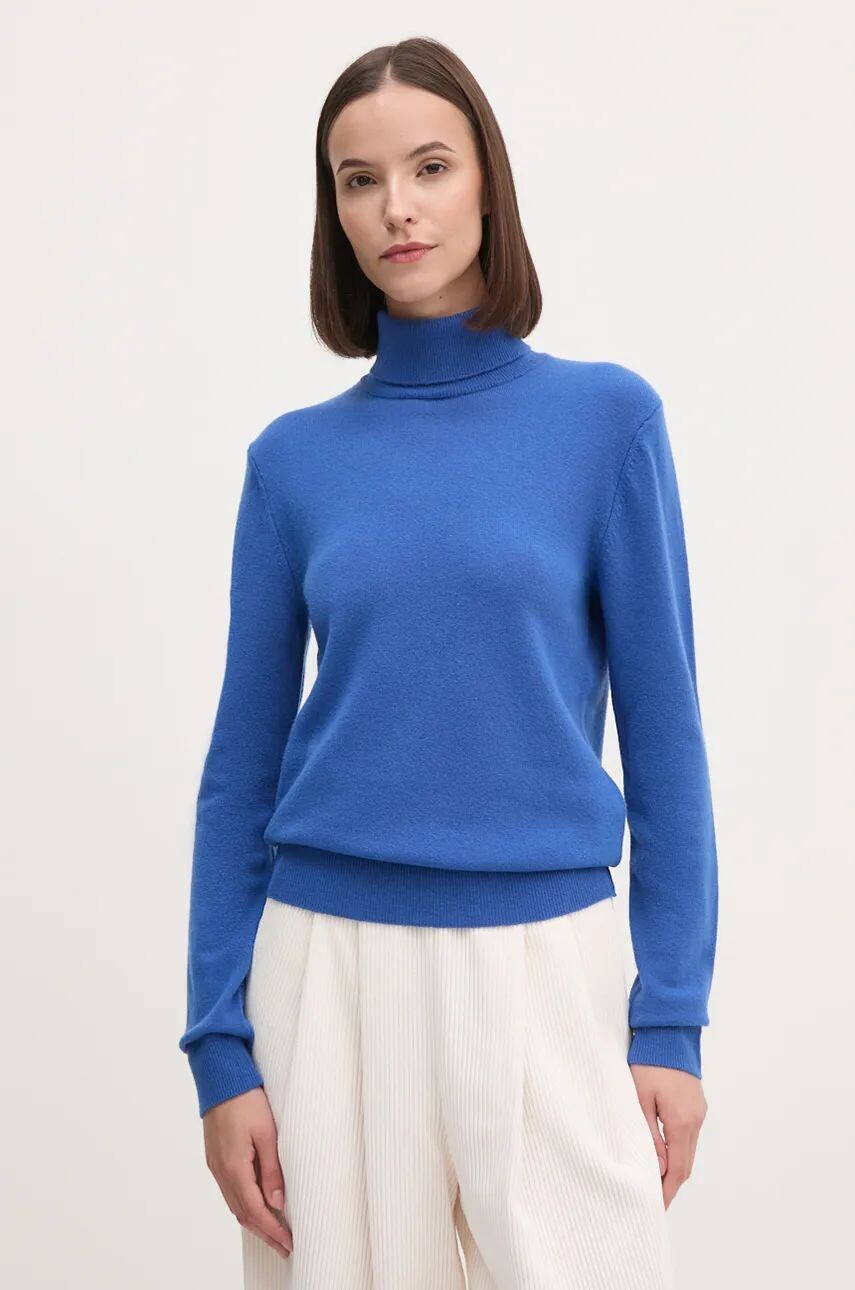

Шерстяной свитер United Colors of Benetton, синий