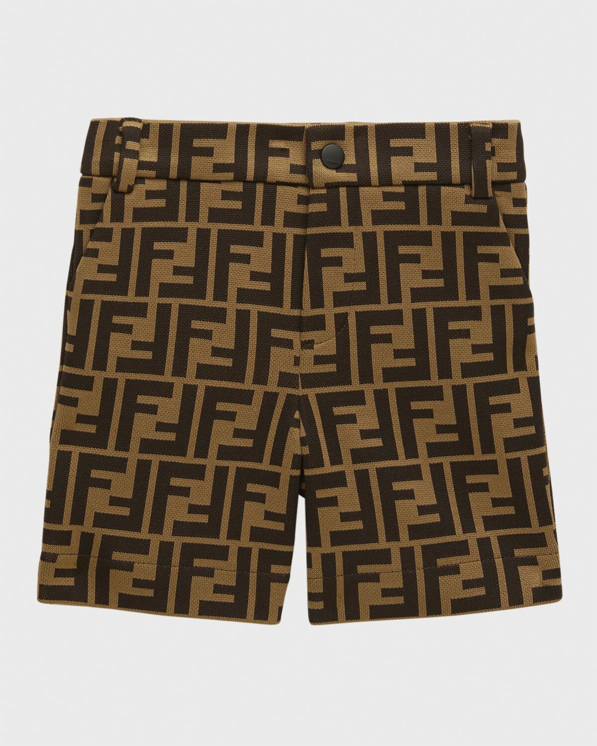 

Шорты для мальчиков с монограммой, размер 12–24 мес Fendi, коричневый