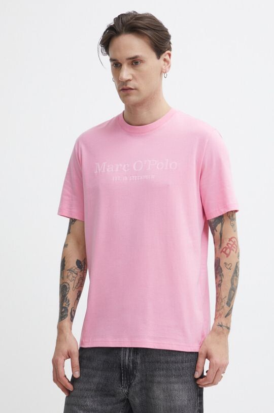 

Хлопковая футболка Marc O'Polo, роза