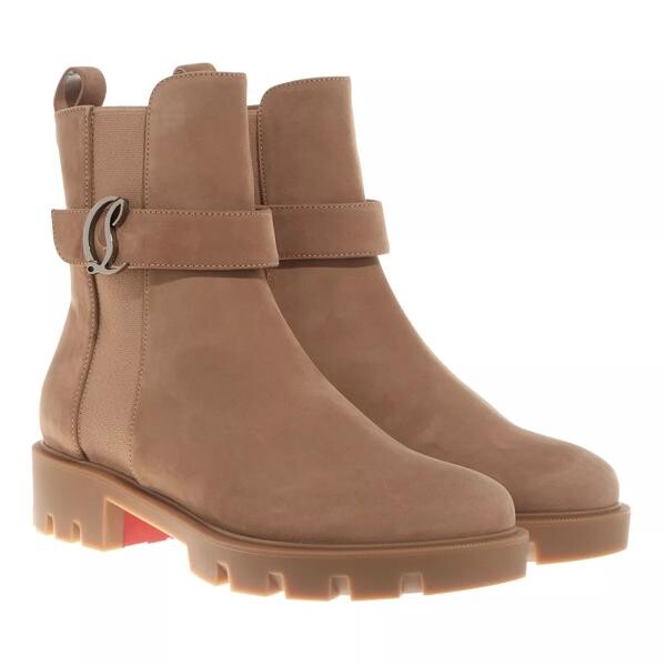 

Сапоги chelsea bootie lug Christian Louboutin, коричневый