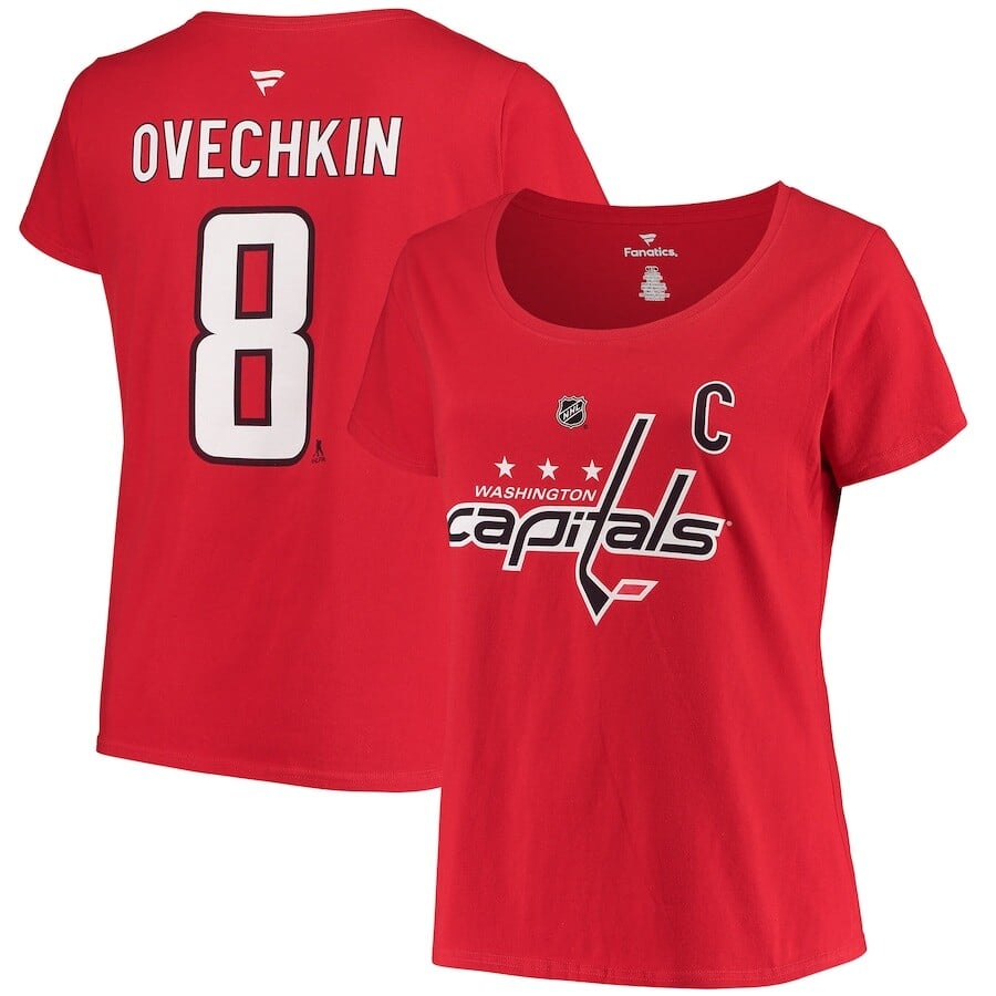 

Футболка с коротким рукавом Fanatics Branded Washington Capitals, красный