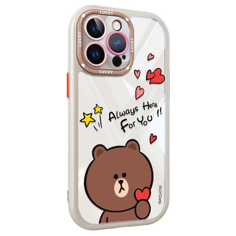 

Чехол для телефона Hizeus Kenny Rabbit Sea Diamond, Brown heart antique white