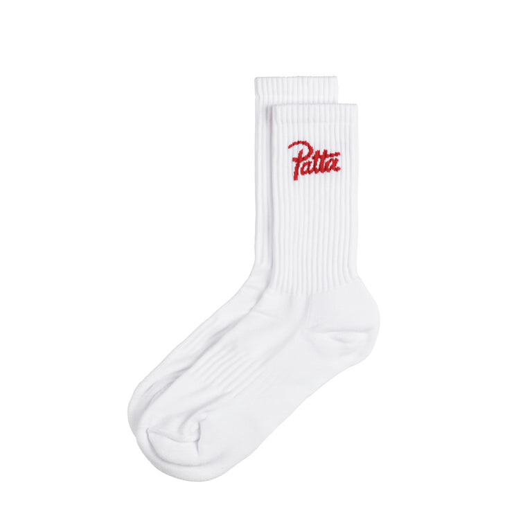 

Носки script logo sport socks Patta, белый