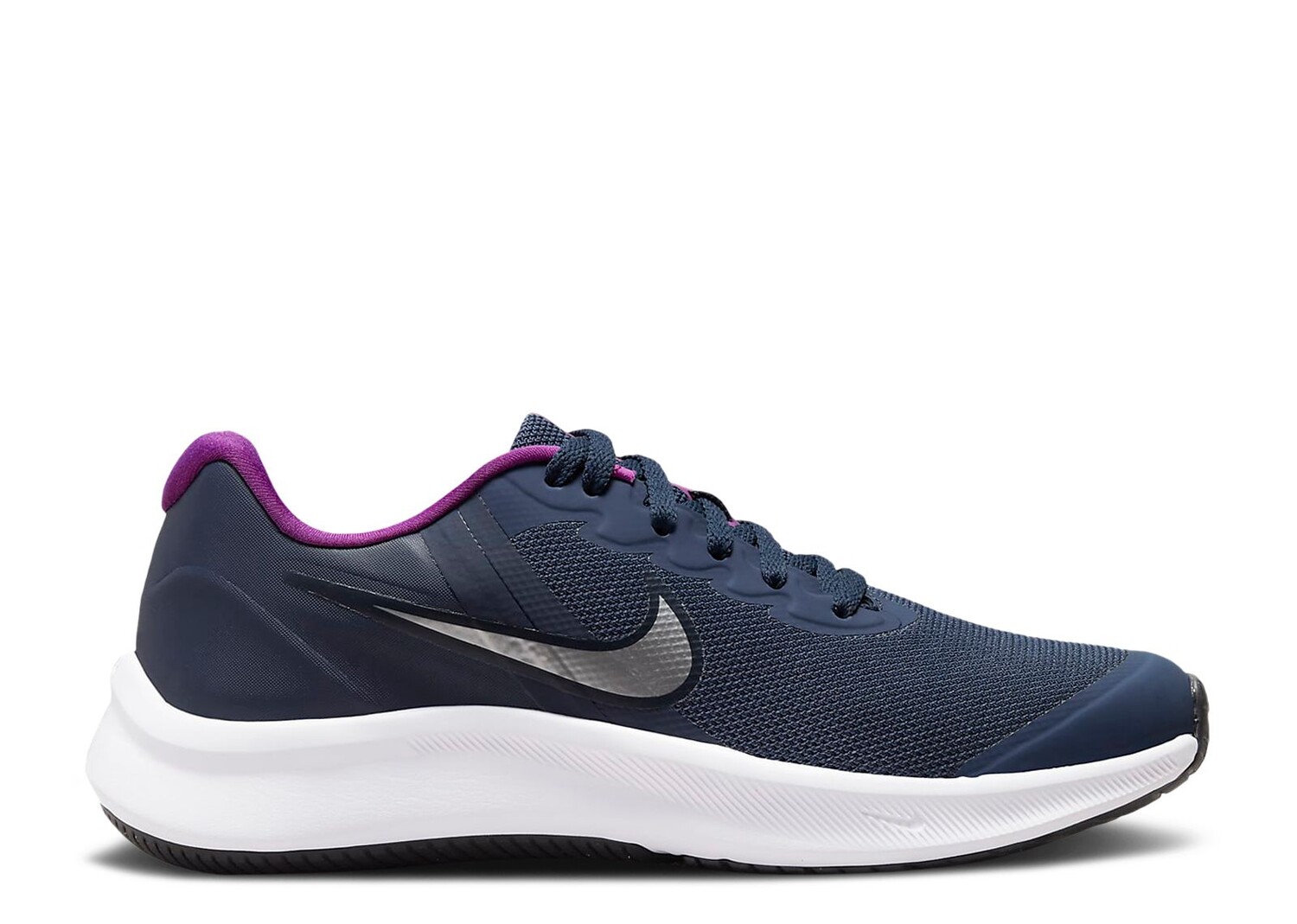 

Кроссовки Nike Star Runner 3 Gs 'Midnight Navy Vivid Purple', синий