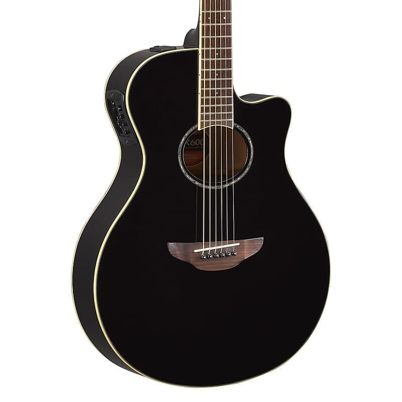 

Акустическая гитара Yamaha APX600BL Thinline Acoustic Electric Guitar in Black