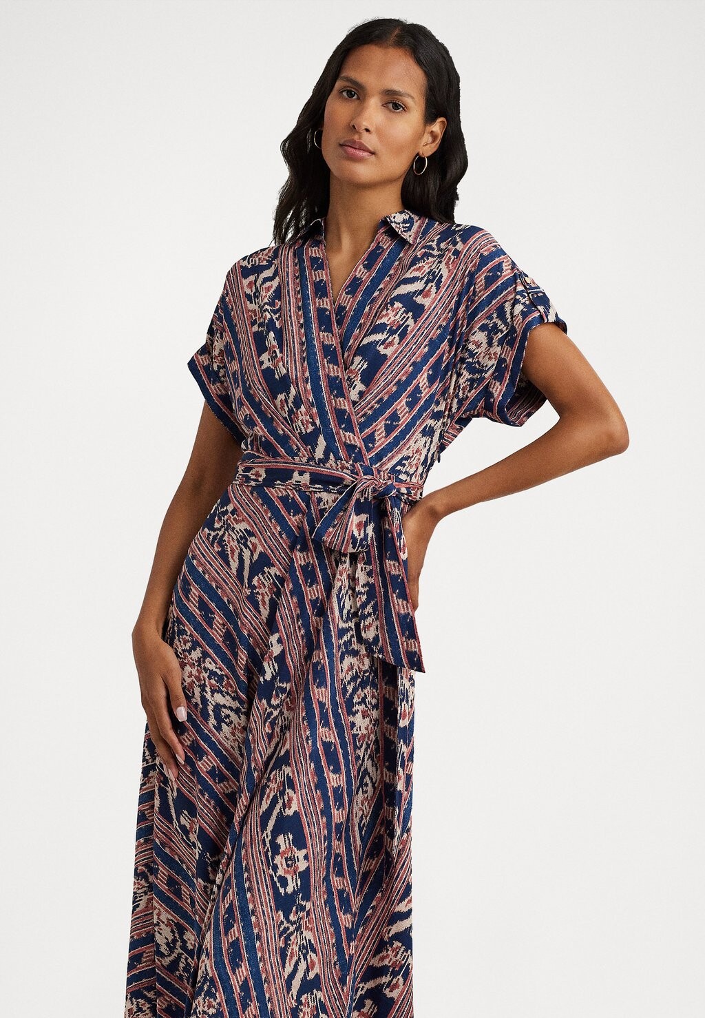 

Дневное платье Lauren Ralph Lauren FRATILLIO SHORT SLEEVE DAY DRESS, цвет navy multi