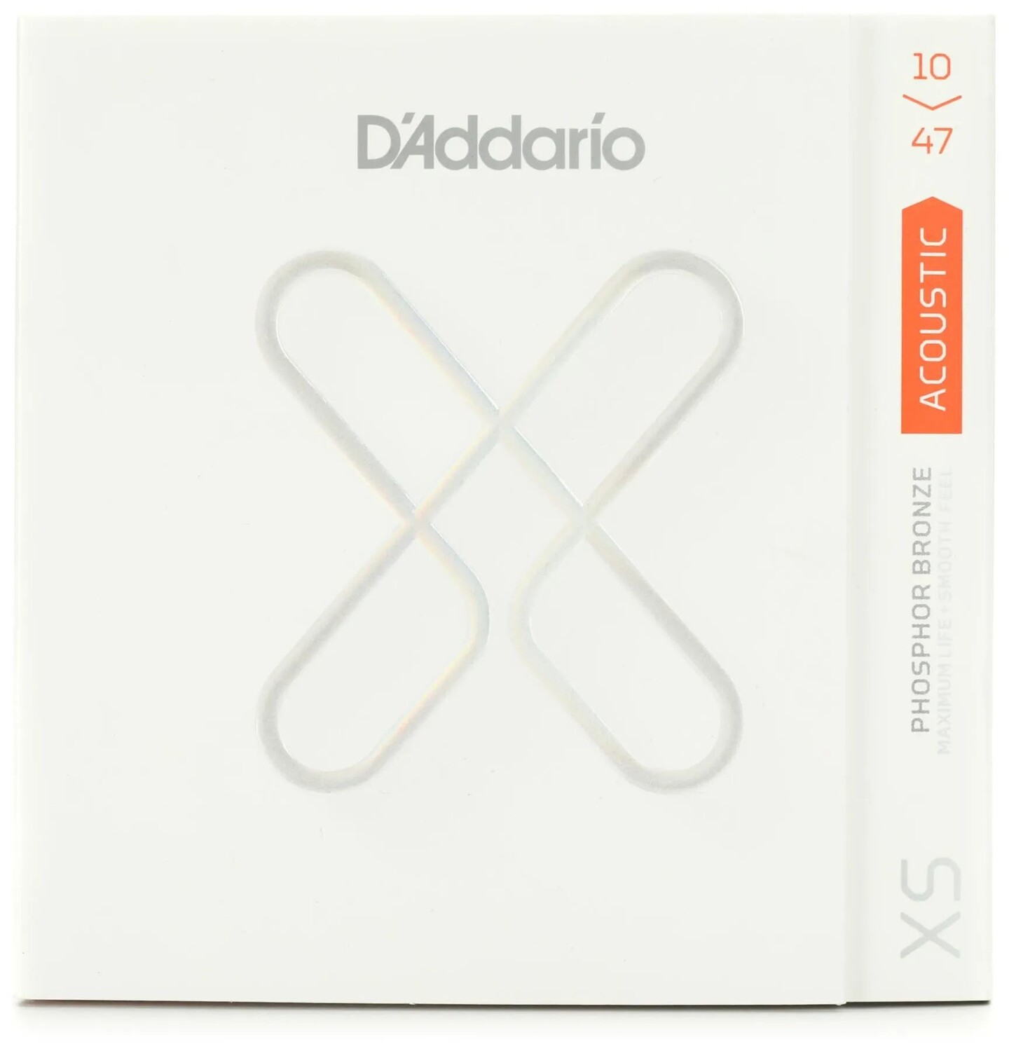 

Струны D'Addario XSAPB1047 для акустической гитары с покрытием из фосфористой бронзы — .010-.047 Extra Light