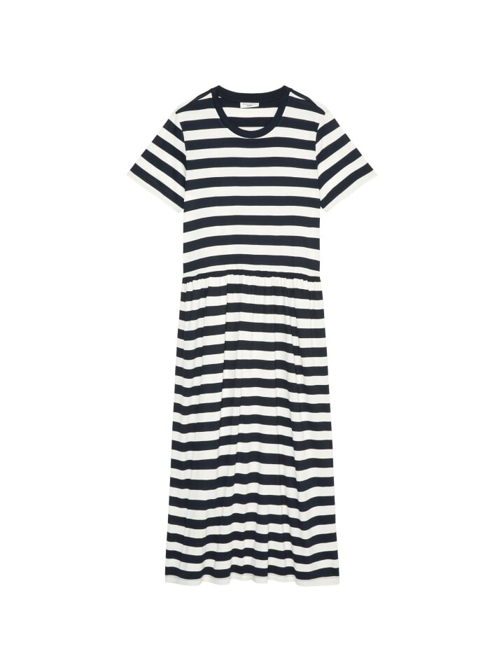 

Длинное платье Marc O'Polo DENIM Gestreiftes Jersey regular, темно-синий