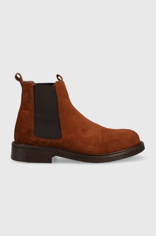 Челси замшевые ботинки челси Arco Guess, коричневый кожаные ботинки челси guess бежевый