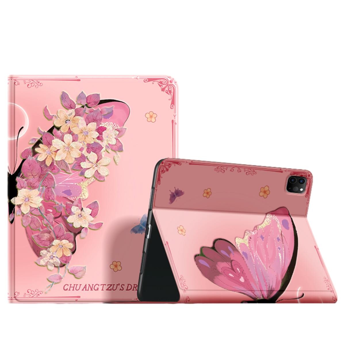 

Super Mouse Плоский защитный чехол, Cherry blossom pollen butterfly