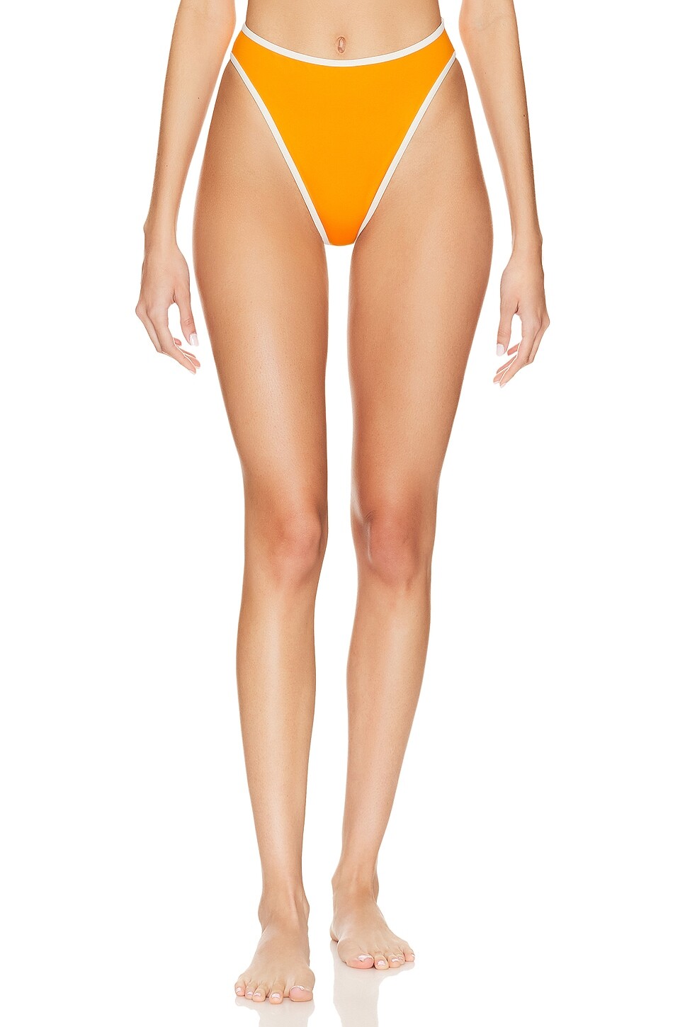 

Низ бикини L*SPACE Nora Bikini Bottom, цвет Mango & Cream