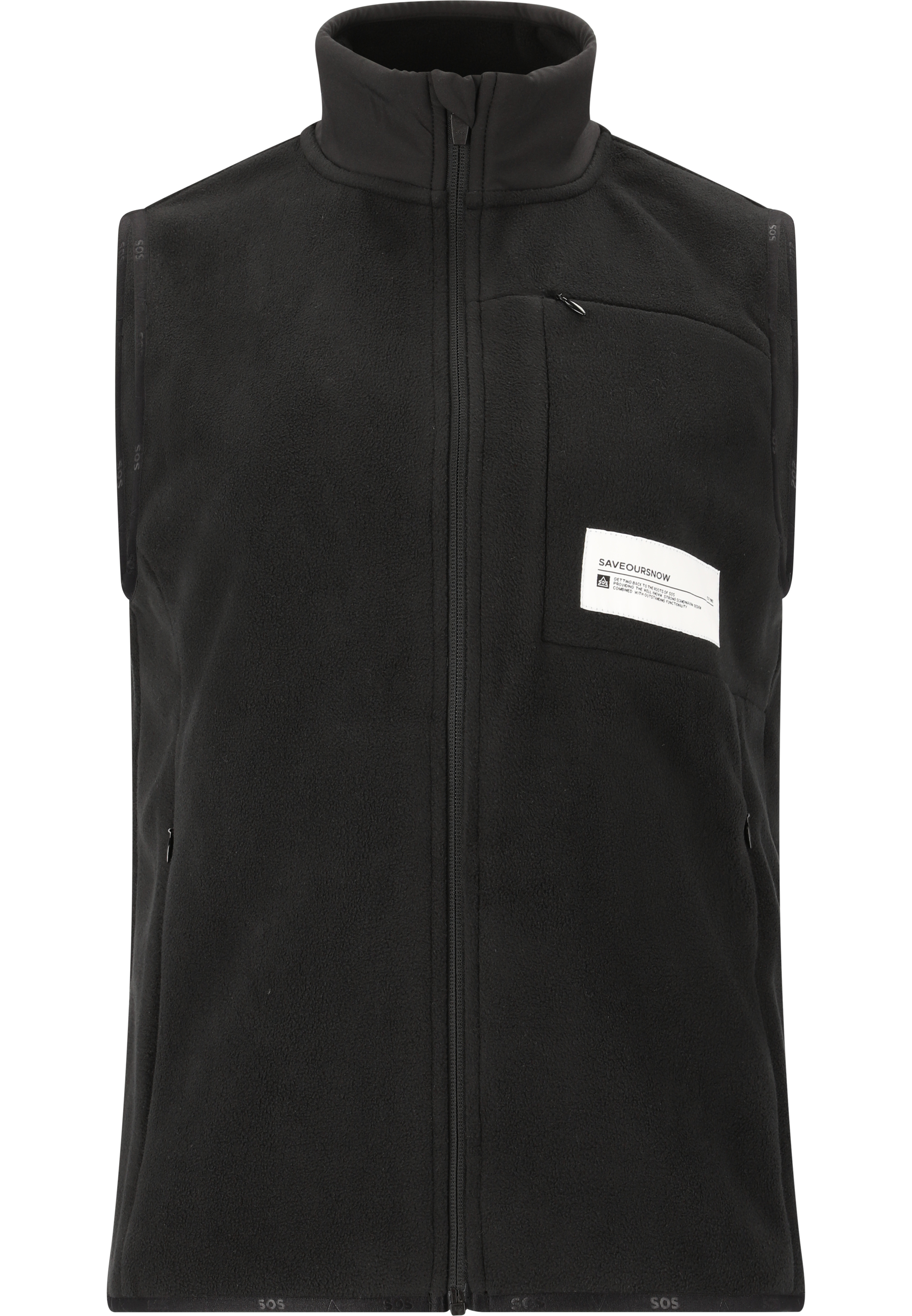 Утепленный жилет SOS Fleece Laax, цвет 1001 Black утепленный жилет whistler amaretto цвет 1001 black