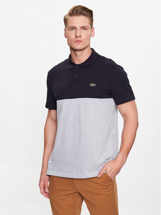 

Рубашка поло стандартного кроя Lacoste, черный