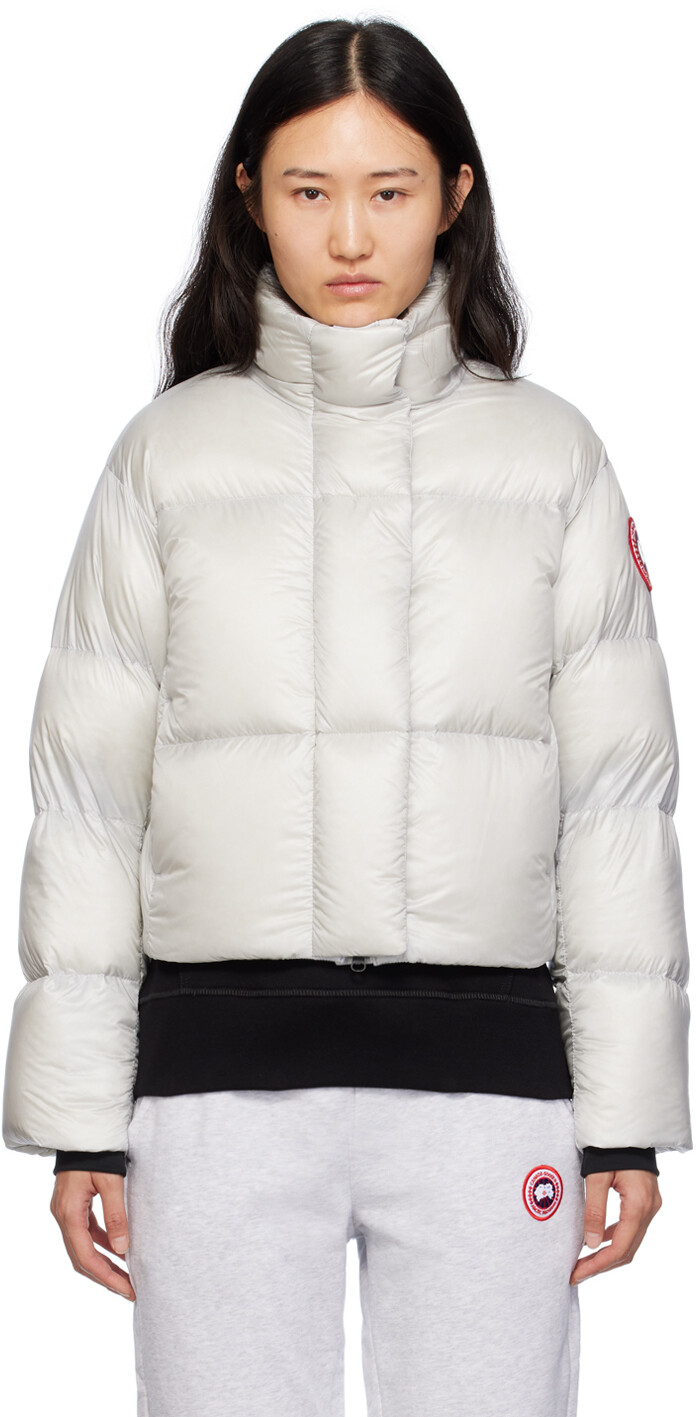 

Серый-кипарисовый пуховик Silverbirch Canada Goose