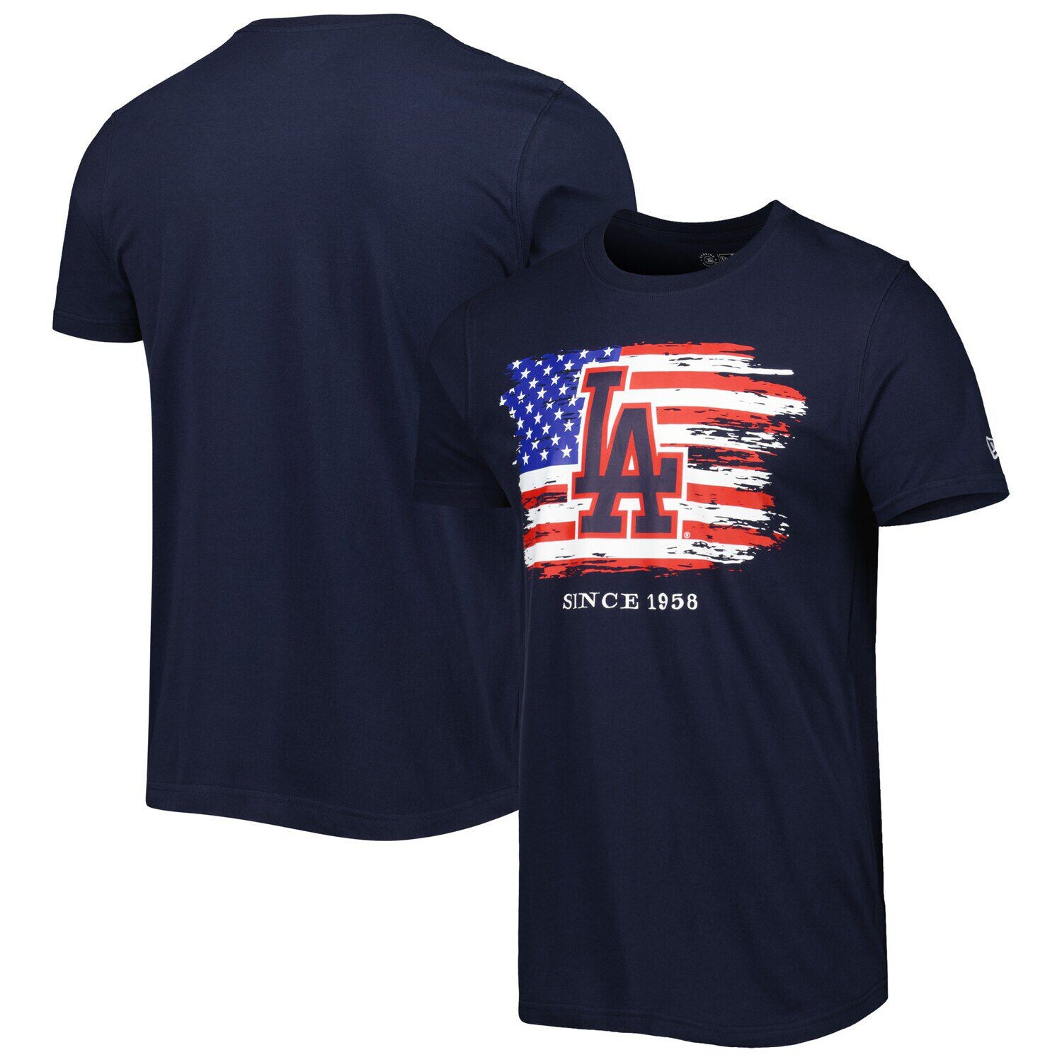 

Мужская трикотажная футболка New Era Navy Los Angeles Dodgers 4 июля