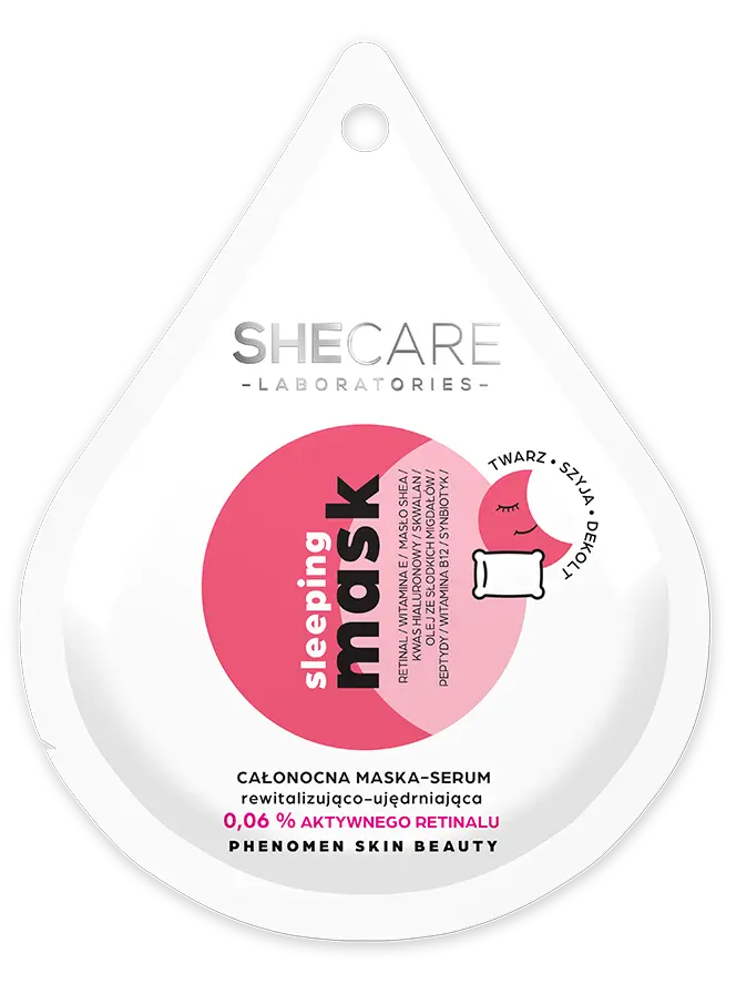 

Восстанавливающая маска для лица на ночь Shecare Sleeping Mask, 10 мл