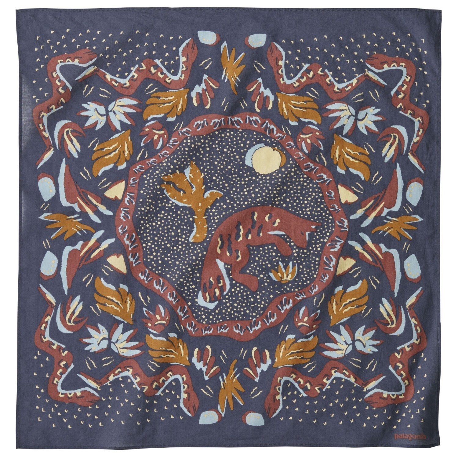 

Шейный платок Patagonia Bandana, цвет Across Oceans: Smolder Blue