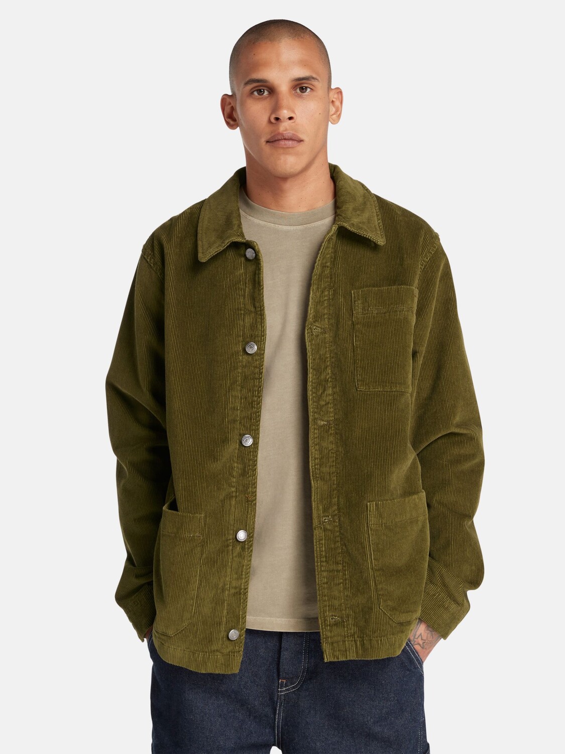 

Вельветовая куртка Chore Timberland, темно-оливковый, Зеленый