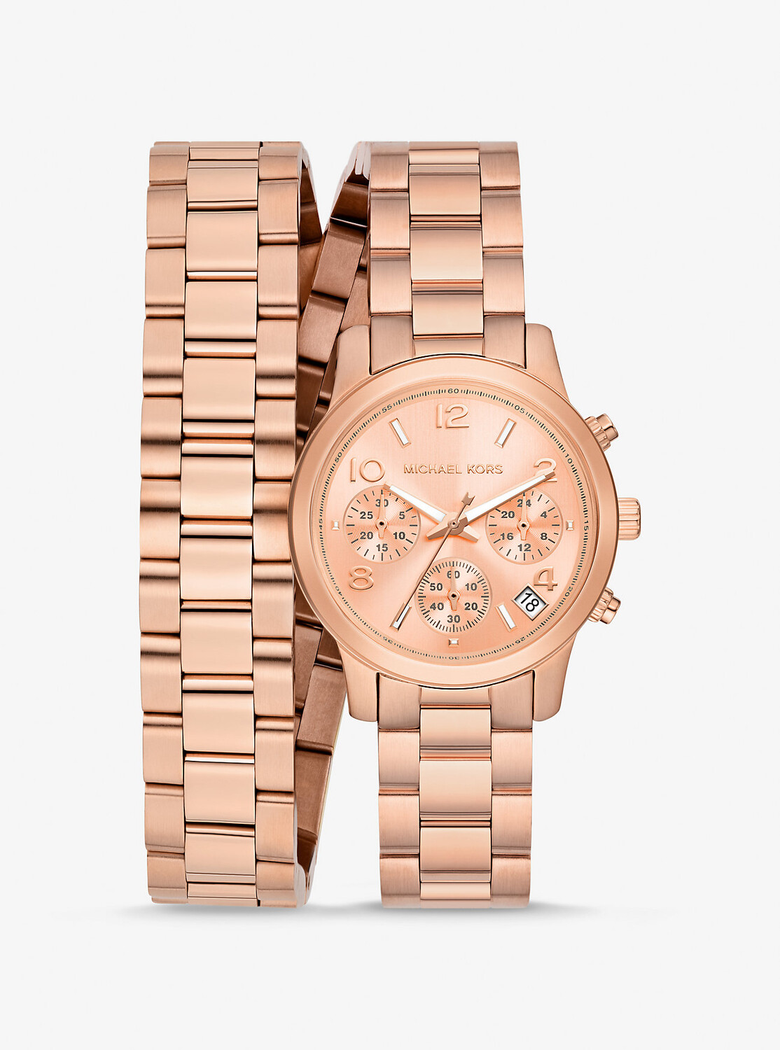 

Часы Runway с запахом розового золота Michael Kors, розовый