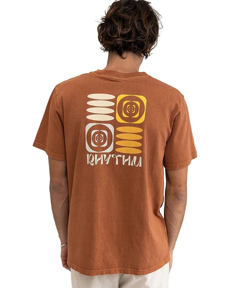 Футболка Rhythm Notch Vintage Short Sleeve T-Shirt, цвет Baked Clay