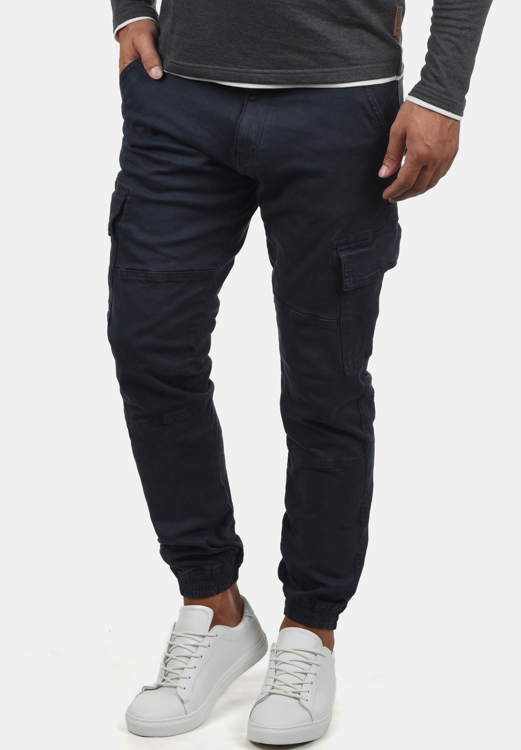 Брюки карго Idbromfield Indicode, цвет navy брюки карго idbromfield indicode jeans цвет black