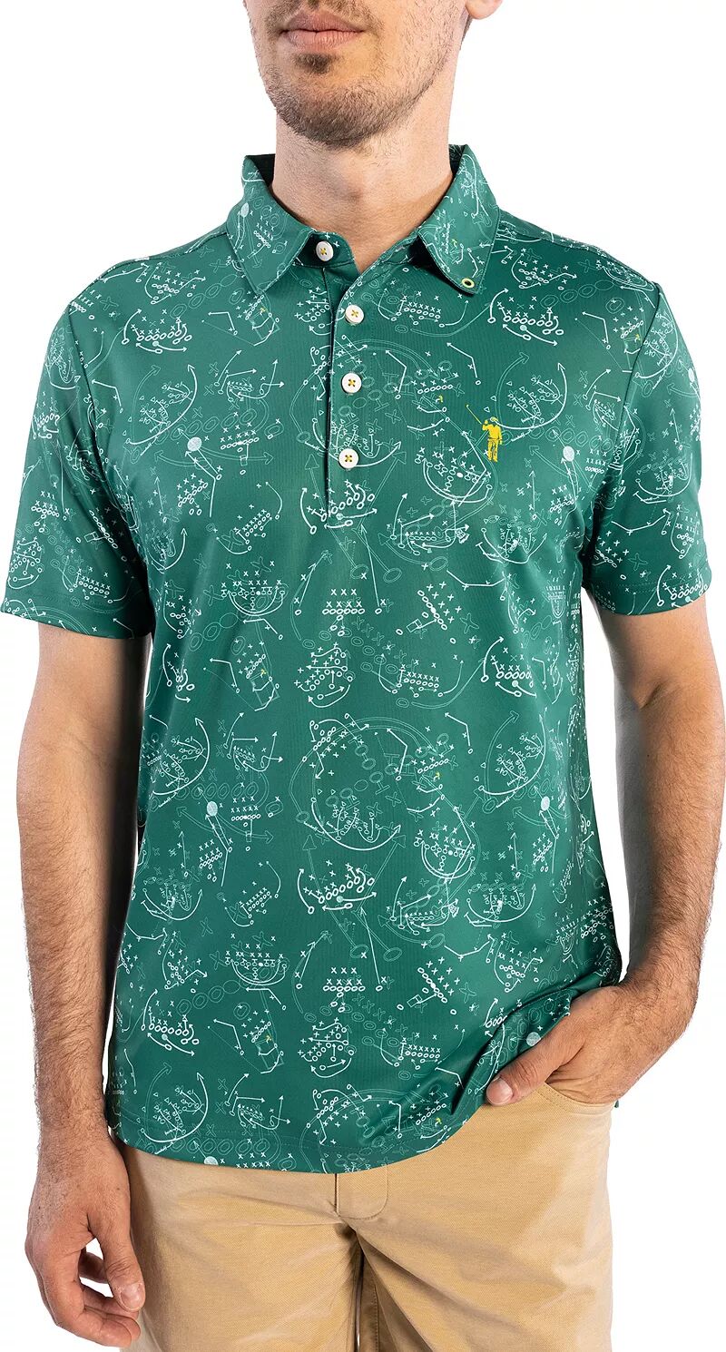 цена Мужская рубашка-поло XS и OS William Murray, зеленый