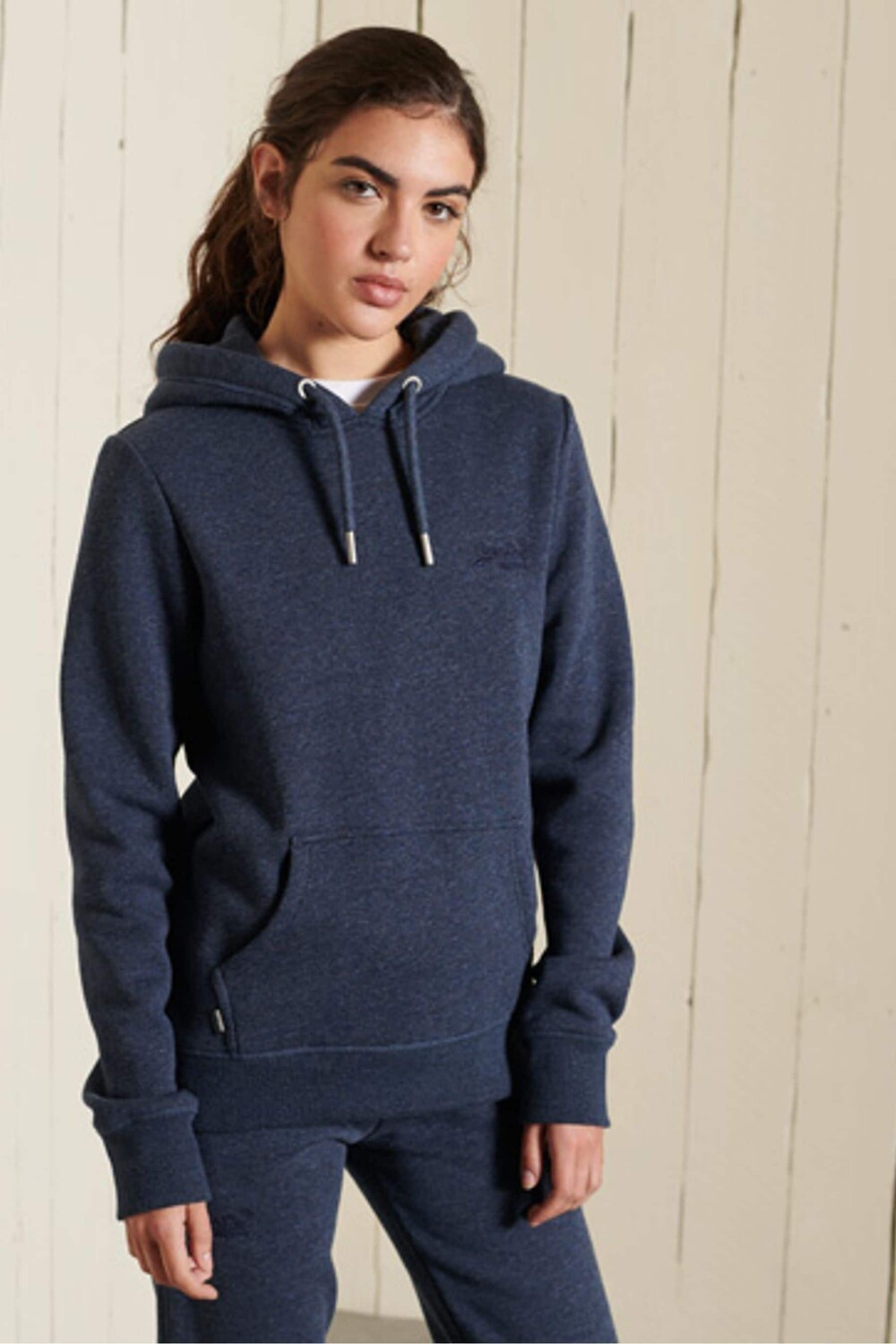 

Худи с винтажным логотипом Superdry, синий