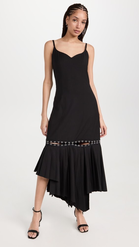 

Платье ROKH U Shaped with Hook and Eye Detailed, черный