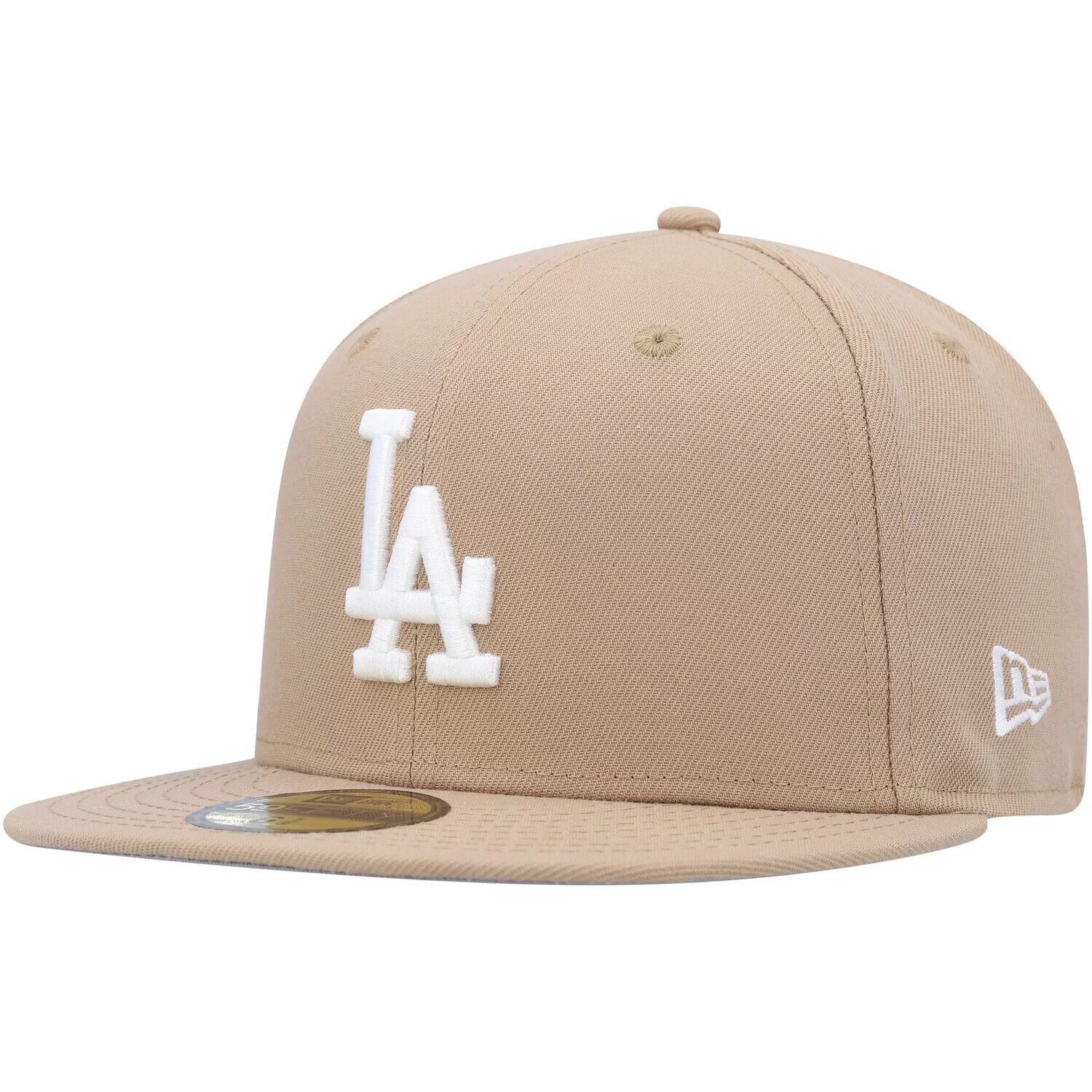 

Мужская приталенная кепка New Era цвета хаки Los Angeles Dodgers 59FIFTY