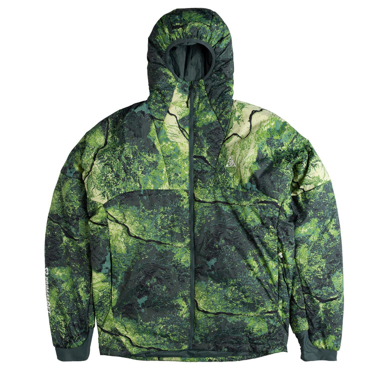 Куртка Acg *Rope De Dope* Therma-Fit Adv All-Over Print Jacket Nike, зеленый