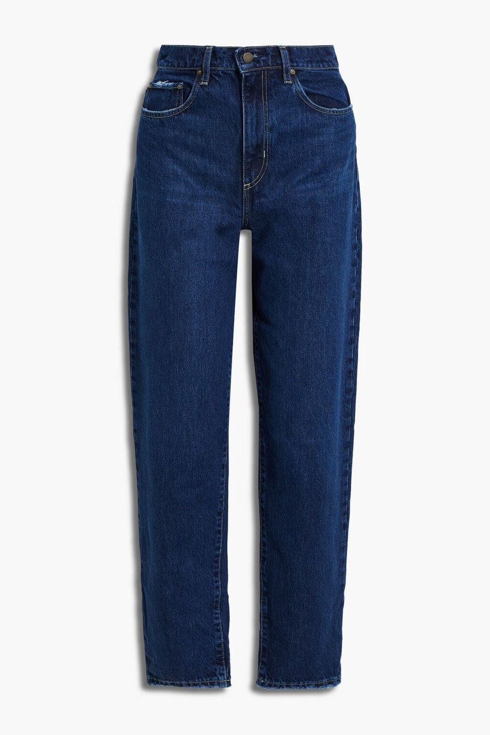 

Прямые джинсы с завышенной талией Sadie Nobody Denim, темный деним