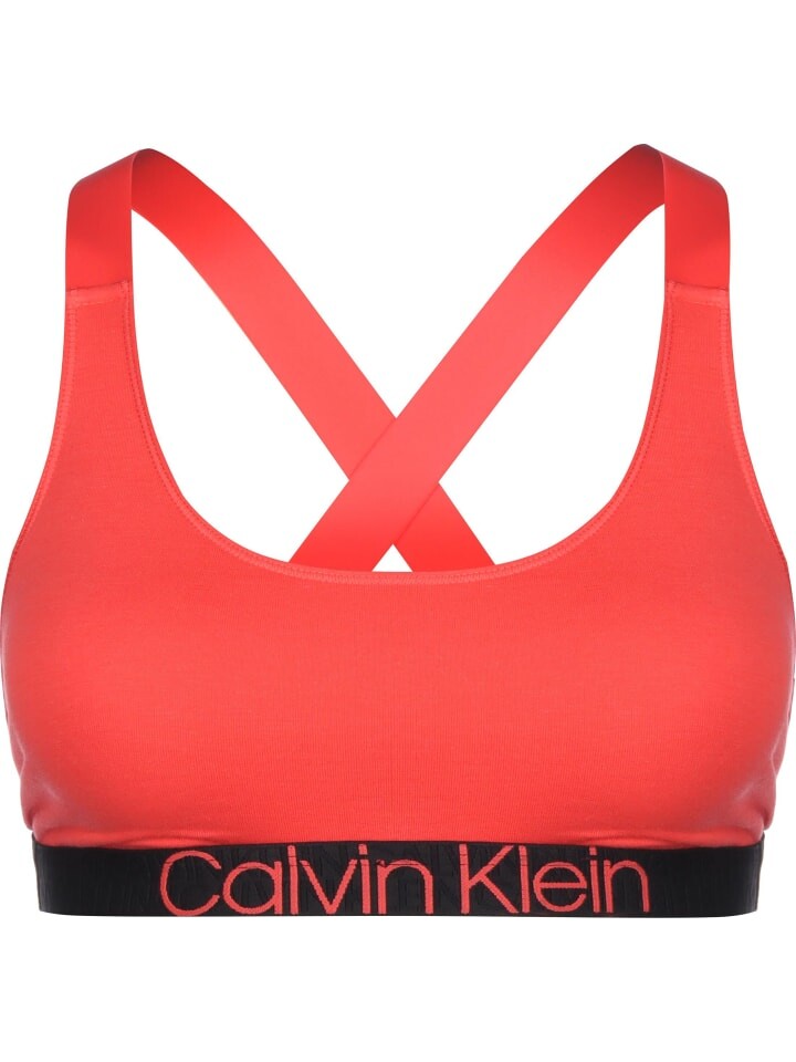 

Спортивный бюстгальтер Calvin Klein, цвет punch pink