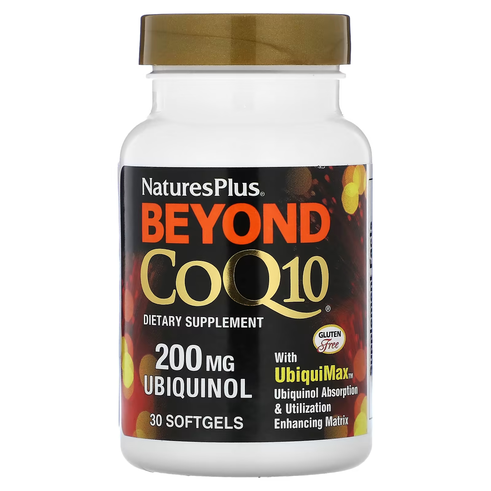 Пищевая добавка NaturesPlus Beyond CoQ10, 200 мг, 30 мягких таблеток naturesplus beyond coq10 200 мг 30 мягких таблеток