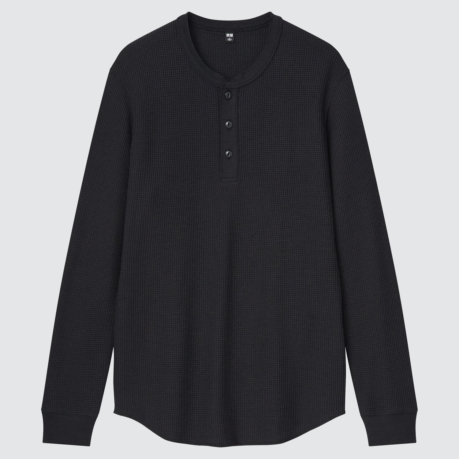 

Футболка Uniqlo 2021 с длинными рукавами, черный