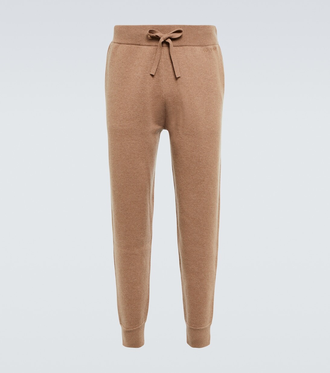 

Спортивные брюки из смесового кашемира Burberry, бежевый