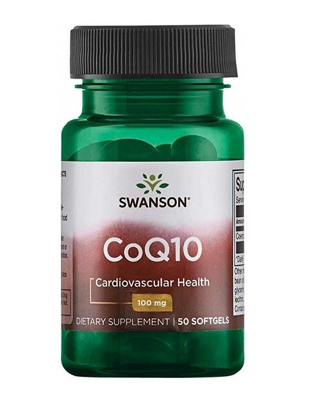 Коэнзим Q10 в капсулах Swanson Koenzym Q10 100 mg, 50 шт