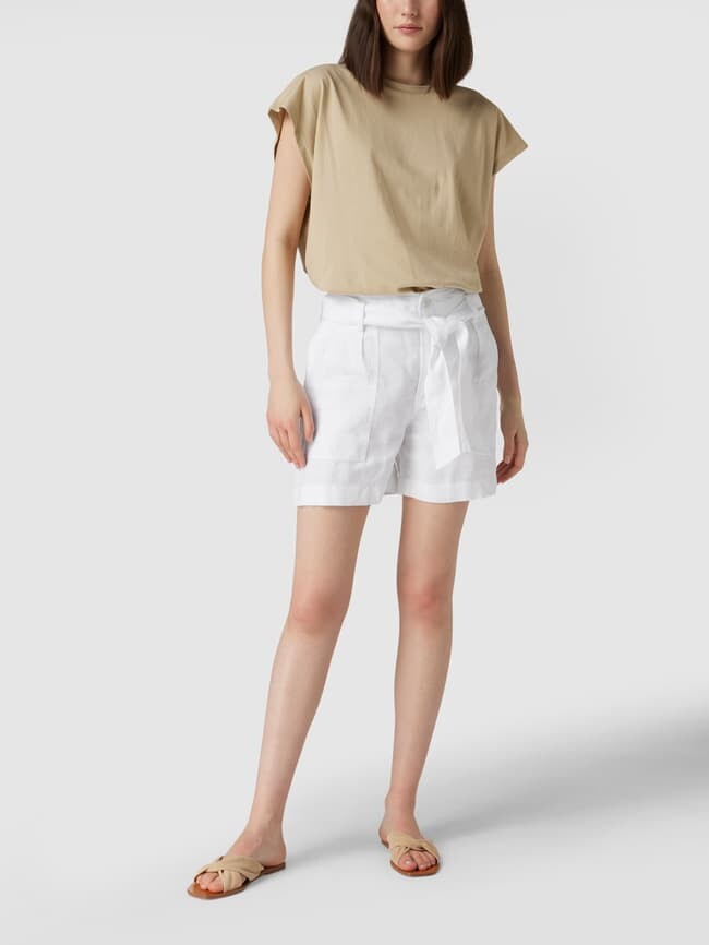 

Льняные шорты Lauren Ralph Lauren, белый