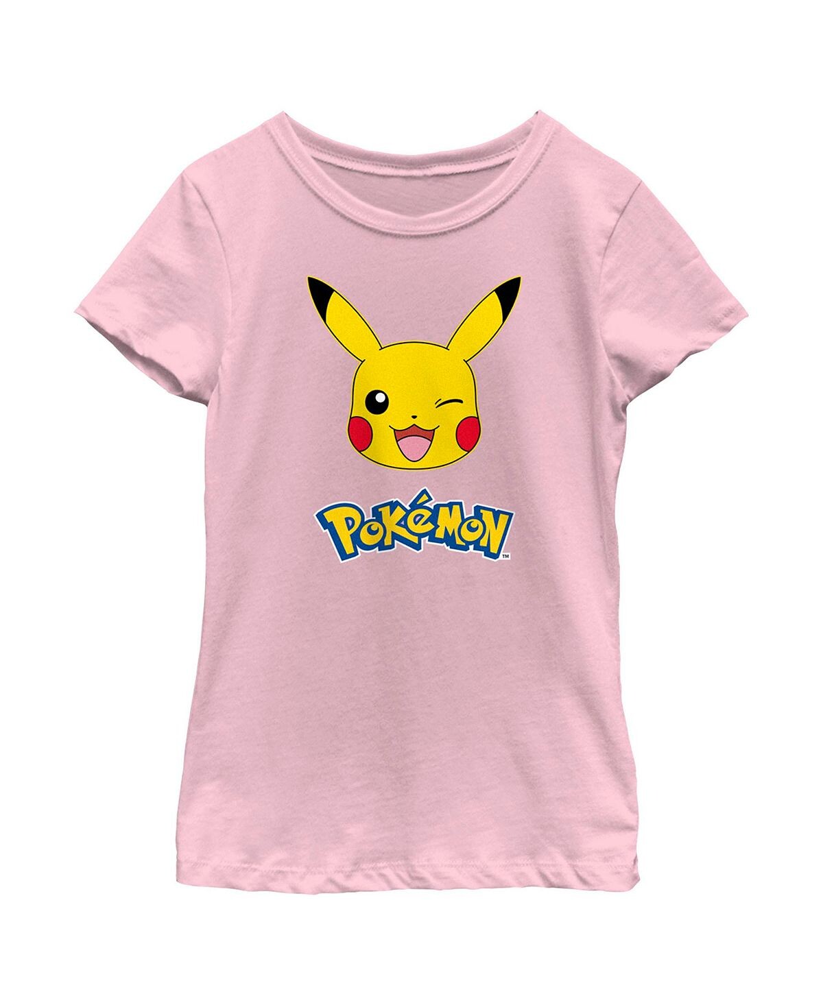 

Детская футболка с логотипом Pokemon Pikachu Wink для девочек Nintendo
